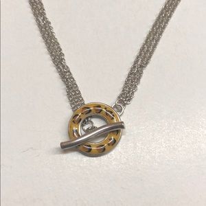 Estate David Sigal CA 925 STERLING Toggle Necklace